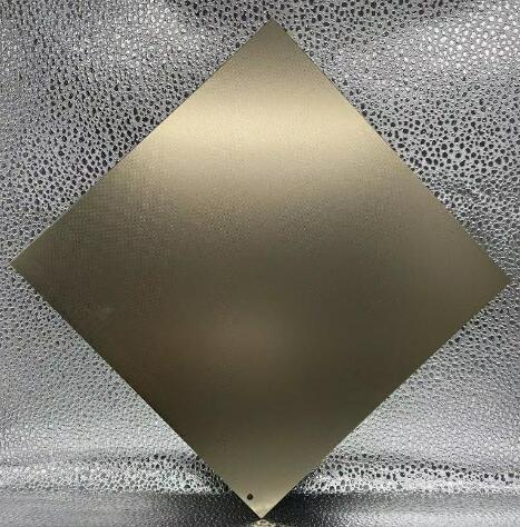 Fine grid (bronze) Embossed Stainless Steel Sheet