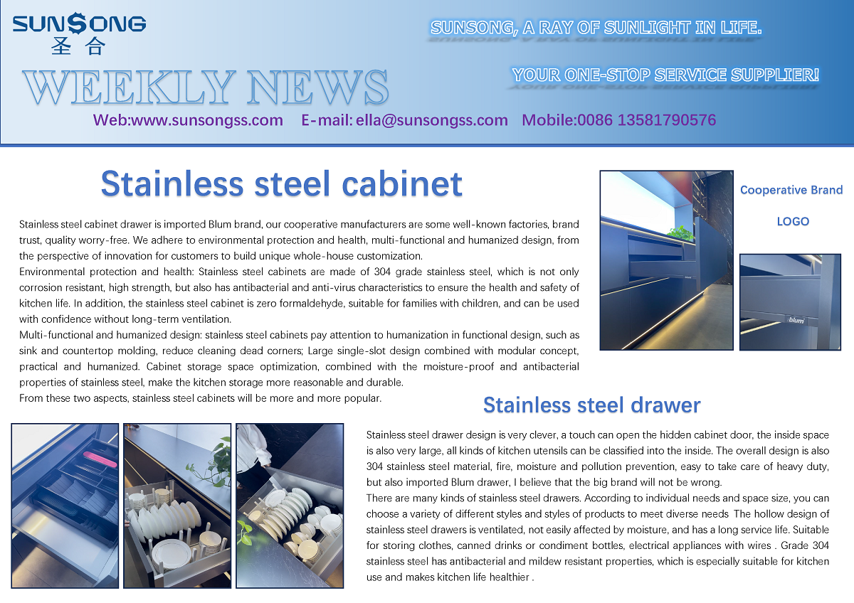 Stainless steel cabinet Stainless steel drawer