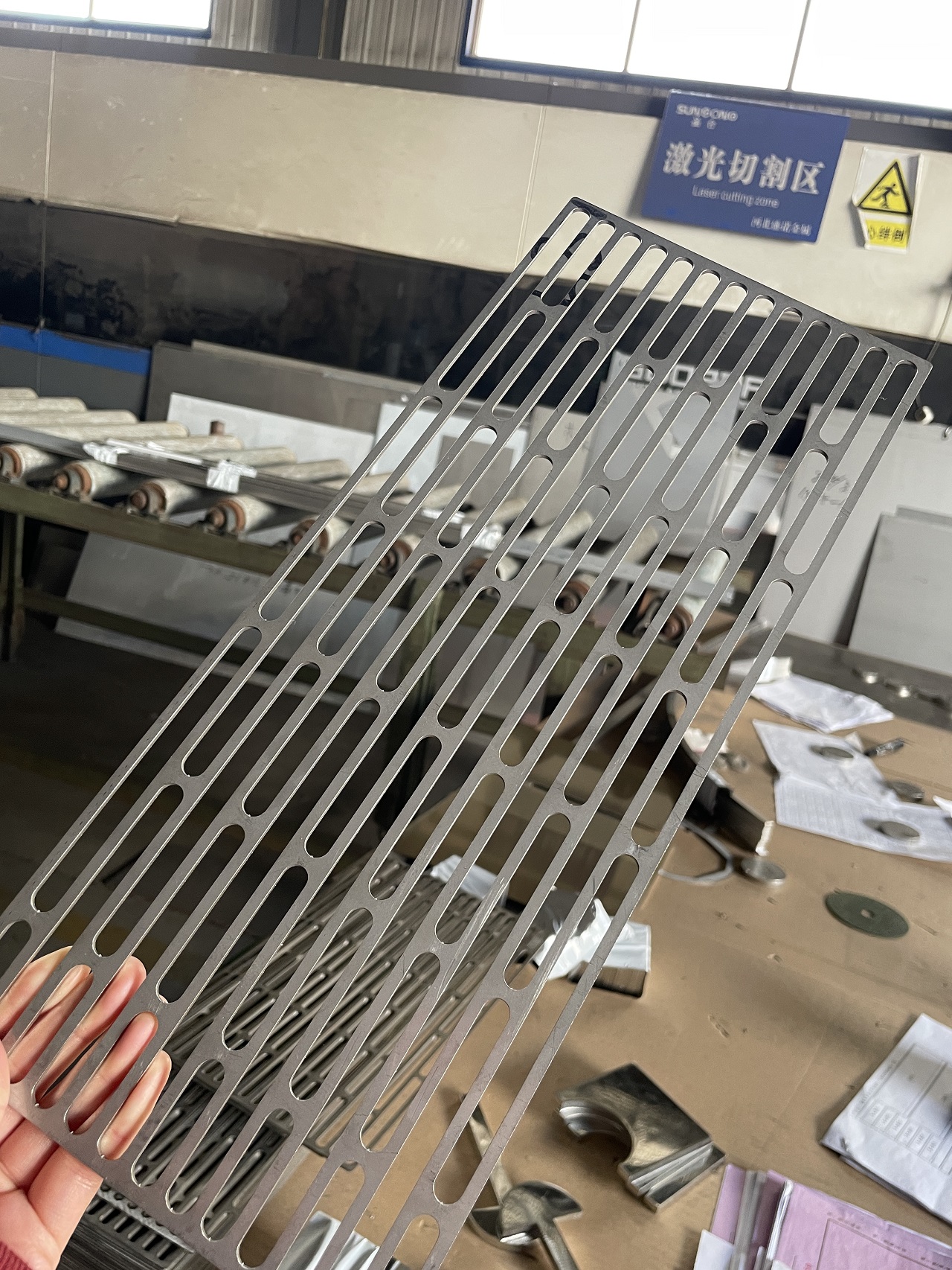 Stainless steel grate Laser cutting stainless steel sheet