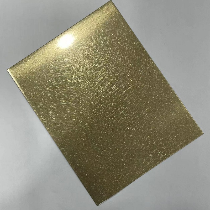 Export Vibration Brass Stainless Steel Sheet, stainless steel